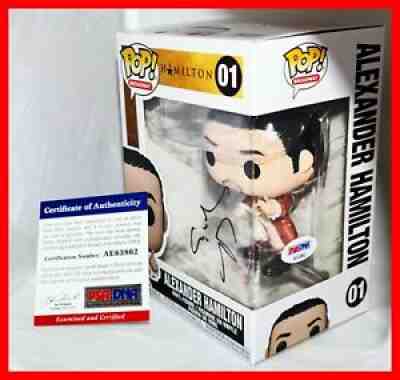 RARE Lin Manuel Miranda Signed Autograph Alexander Hamilton 01 Funko POP PSA JSA