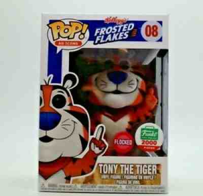 Funko POP! TONY THE TIGER #08 Frosted Flakes FLOCKED Funko Shop Limited