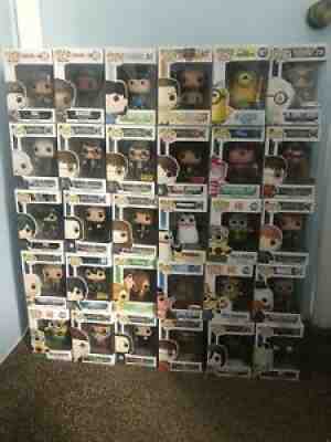 funko pop lot of 30 Disney Pixar Harry Potter Peanuts Minion exclusive vaulted