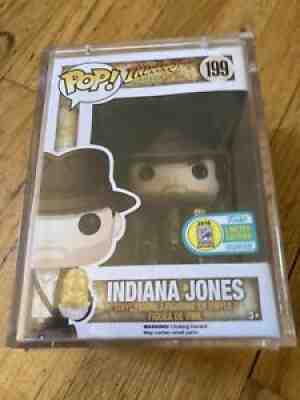 FUNKO POP! INDIANA JONES with GOLDEN IDOL SDCC 2016 NM Comic Con 199