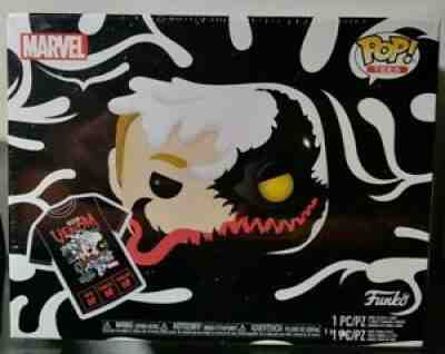 Funko Pop! 401 ANTI-VENOM GITD Box Lunch Exclusive SEALED M Tee Eddie Brock Pop