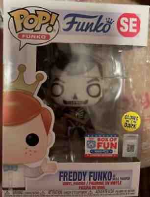 Freddy Funko As Skull Trooper SE GITD Glow 1/1000pcs Box Of Fun 2021 - Fortnite