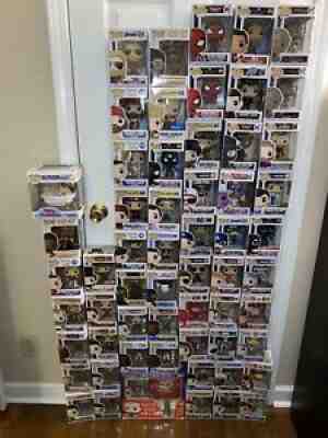 Lot of 59 Funko Pop.Marvel, Star Wars, Forrest Gump, Tom Hanks, Adam Sandler,etc