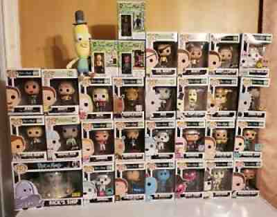 Rick and Morty Funko Pop Lot Set of 27, Rare, Vaulted, Exclusives & More!