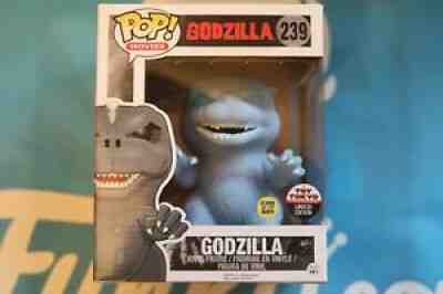 FUNKO POP! MOVIES TOY TOKYO EXCLUSIVE GLOW IN THE DARK GODZILLA #239! RARE!