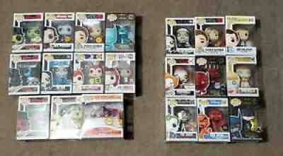 Lot of Various Themed Exclusive Chase Common Funko Pops (Horror/Ad Icon/Movie)