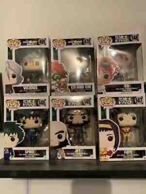 Funko Pop Cowboy Bebop Set Spike Faye Jet Ed & Ein Vicious