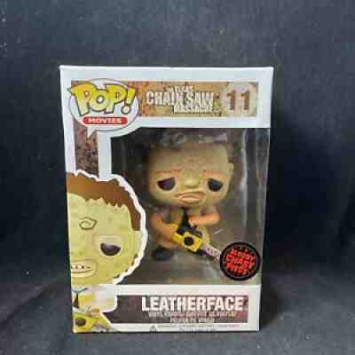 Funko POP Chainsaw Massacre Chase Bloody Leatherface Authentic Damaged Box Read