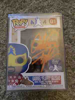 2021 New Rare Gabriel Lucha Fluffy Iglesias signed Funko pop Hollywood Exclusive