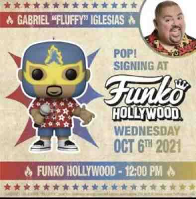 Funko Pop! Gabriel Fluffy Iglesias Signed Funko Hollywood Exclusive LE 5000