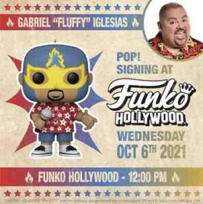 Funko Pop! Gabriel Fluffy Iglesias Signed Funko Hollywood Exclusive LE 5000