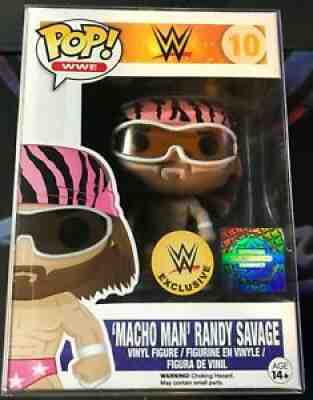 Macho Man Randy Savage Pink Hat Vaulted Funko POP MINT (NIB)