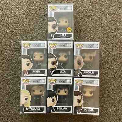 Funko Pop TV The 100 Set of 7 Lexa Chase Raven Clarke Octavia Bellamy Lincoln