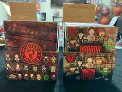 FUNKO MYSTERY MINIS HORROR SERIES 2 CASE of 12 & HORROR SERIES 3 CASE of 12