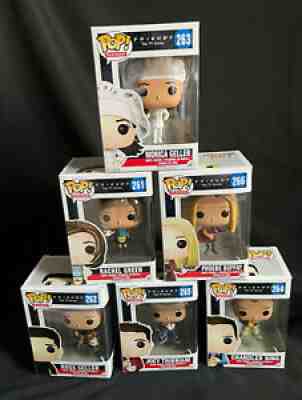 Funko Pop Friends WAVE 1 COMPLETE SET 6 VAULTED Rachel Ross Monica Chandler Joey