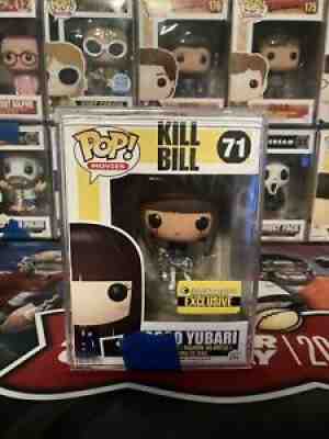 Funko Pop Movie Kill Bill Gogo Yubari Bloody Eyes Earth Ent ex Rare w/ Pop Stack