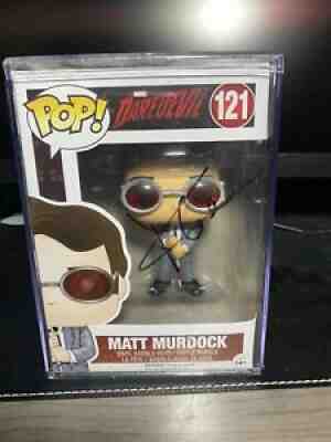 Funko POP! Marvel Daredevil Matt Murdock 121 Vaulted Signed by Charlie Cox