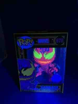 FUNKO MARVEL BLACKLIGHT BUNDLE LOT CARNAGE/GHOST RIDER/ HULK/ EDDIE BROCK 4 Pops