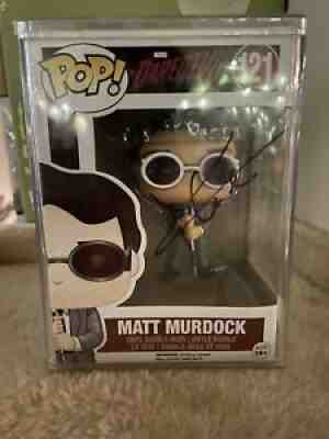 Marvel Netflix DAREDEVIL Matt Murdock #121 Vaulted Signed Autographed Funko Pop