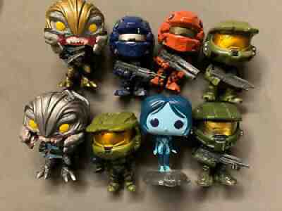 Funko POP Oob Lose Lot Halo Cortana Master Chief 01 Gold Arbiter Best Buy More