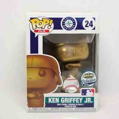 KEN GRIFFEY, JR SUPER RARE BRONZE FUNKO POP NIB SEATTLE MARINERS 1 OF 24 HOF