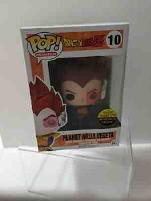 NYCC Toy Tokyo Exclusive Funko Pop! Planet Arlia Vegeta Vaulted+ Hard Case