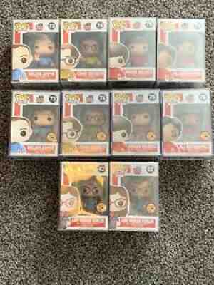 Funko POP Big Bang Theory Set Amy Sheldon Leonard Howard Raj StarTrek SDCC 2013