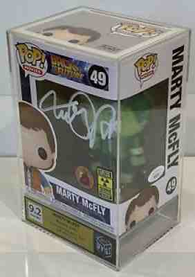 Funko Marty McFly Plastic Empire 200 PCS SIGNED BY MICHAEL J. FOX GRADED 9.2 NM!