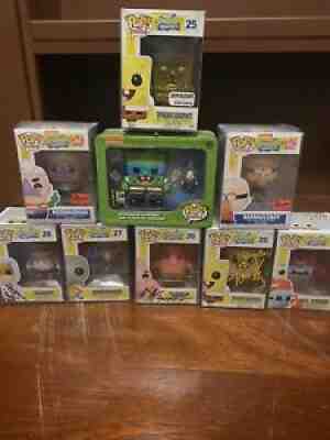 The Ultimate Spongebob signed funko pop lot