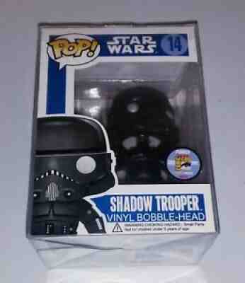 Star Wars Funko Pop SDCC 2011 SHADOW TROOPER 14 w/Hard Protector 1 of 480! RARE!