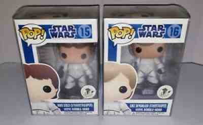 Star Wars Funko Pop ECCC 2011 Han Solo & Luke Skywalker (Stormtrooper)