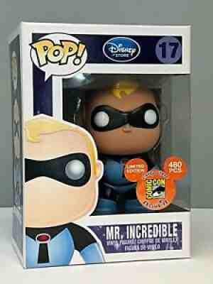 Funko Pop SDCC Mr. Incredible Exclusive Blue Suit 1 of 480Â Disney Pixar 2011