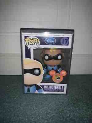 Funko Pop SDCC Mr. Incredible Exclusive Blue Suit 1 of 480Â Disney Pixar 2011