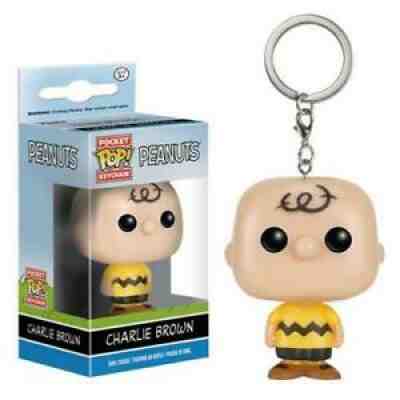 FUNKO Peanuts Pocket Pop! Keychain Charlie Brown NEW IN STOCK!