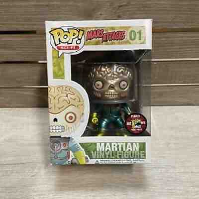 Funko pop #1 Martian Metallic 2012 San Diego ComicCon exclusive  See Description