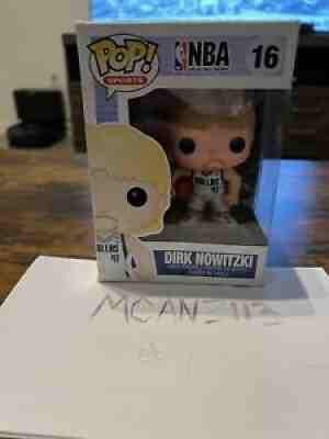 Authentic Funko POP! Dirk Nowitzki #16 Dallas Mavericks - Never Opened - *Rare*