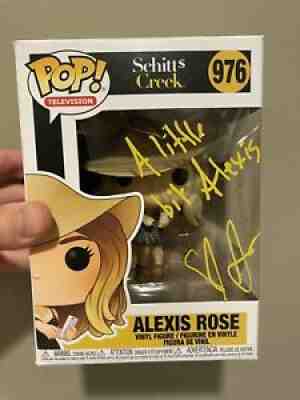 ANNIE MURPHY SIGNED ALEXIS ROSE FUNKO POP 976 SCHITTS CREEK BAS BECKETT COA AUTO