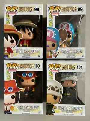 Funko Pop One Piece Monkey D Luffy Tonytony Chopper Portgas D.Ace Trafalgar. Law