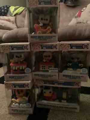 Casey Jr. Circus Train Funko Pop set of 6 Mickey Minnie Donald Goofy Dumbo Pluto