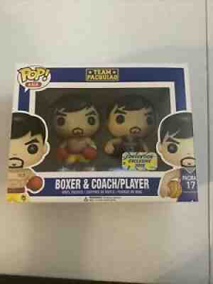 Funko Pop Manny Pacquiao 2 Pack Convention Exclusive 2015 Vaulted Rare