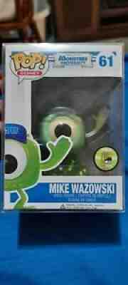 Funko Pop Disney Monster University 61 Mike Wazowski SDCC 2013 Metallic LE 480