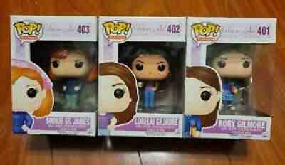 Gilmore Girls Funko Pops, Vaulted, Full set of 3, NIB