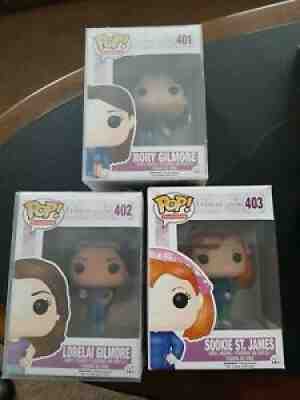 Funko Pops Gilmore Girls set of three- Lorelai, Rory and Sookie