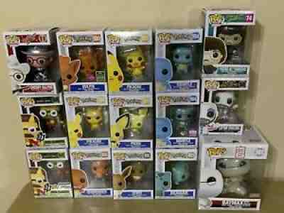 funko pop lot simpsons pokemon disney