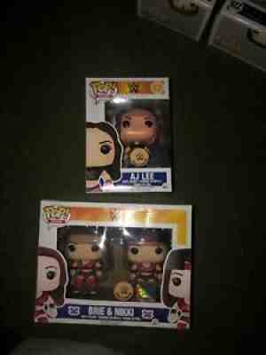 funko pop! Wwe AJ lee and the Bella twins, new, will come in protected box