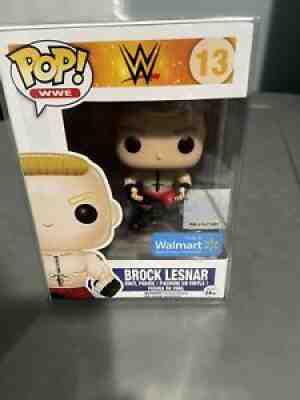 Funko Pop WWE Brock Lesnar Autographed Walmart Exclusive