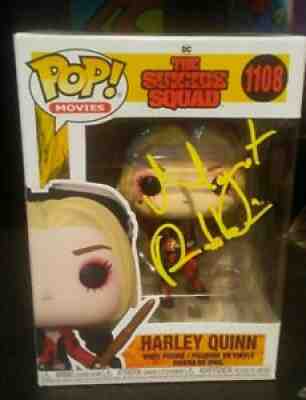 Signed Pop #1108 - The Suicide Squad _ DC _ Harley Quinn _ Margot Robbie + COA