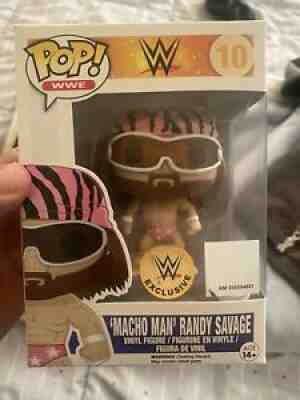 MACHO MAN RANDY SAVAGE FUNKO POP 10 - WWE EXCLUSIVE RARE VAULTED RETIRED