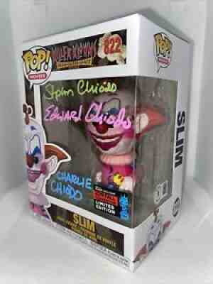 Killer Klowns from Outer Space Slim Funko Pop 822 COA Beckett Chiodo Fast Ship