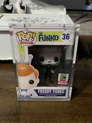 SDCC 2015 POP JACK SKELLINGTON FREDDY FUNKO FUNDAYS! VINYL FIGURE 1/24 Glitter